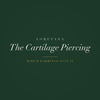 Loretana banner, earrings for a cartilage piercing in 925 silver