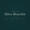 Loretana banner, silver bracelets guide in 925 sterling silver