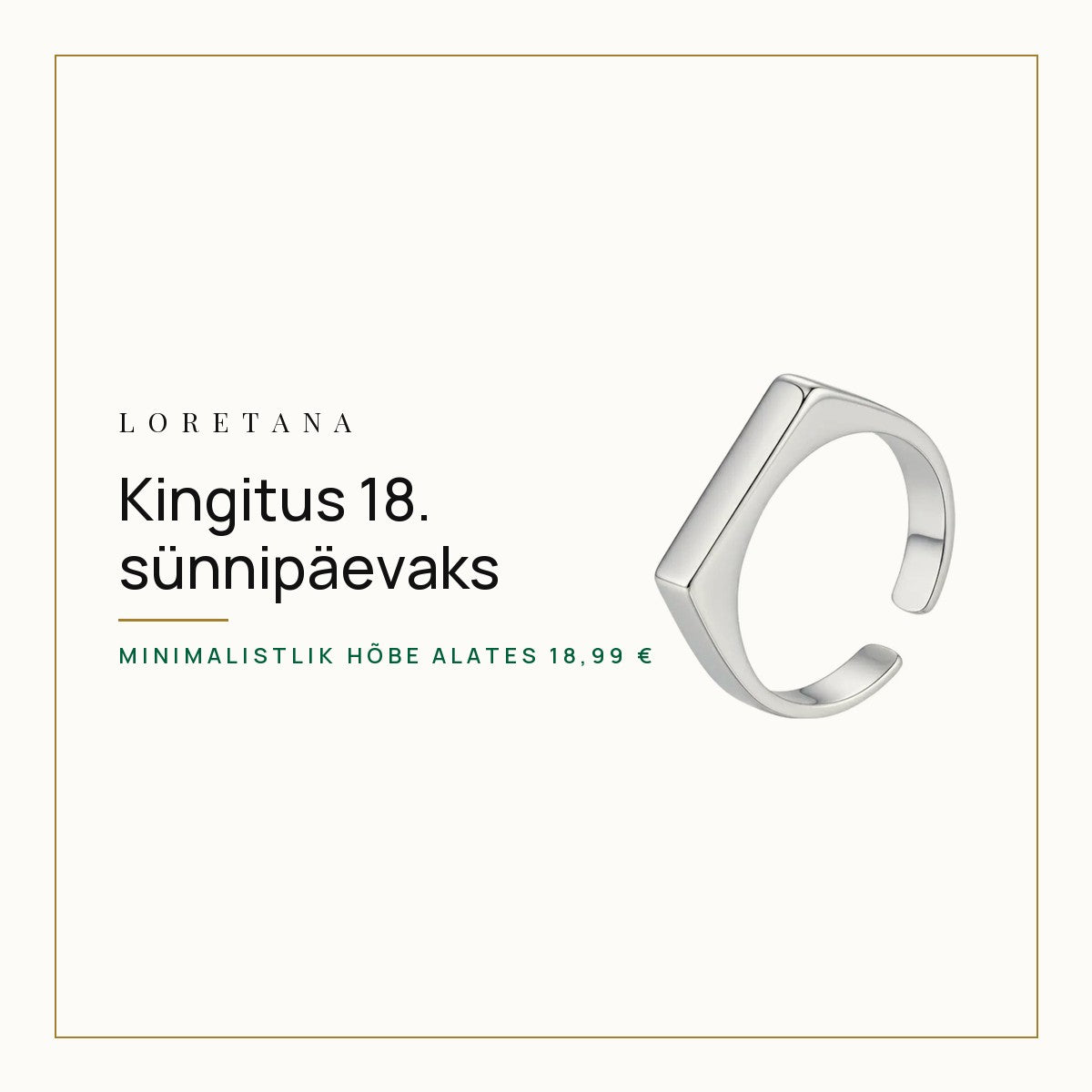 Millist ehet kinkida 18. sünnipäevaks? · Loretana