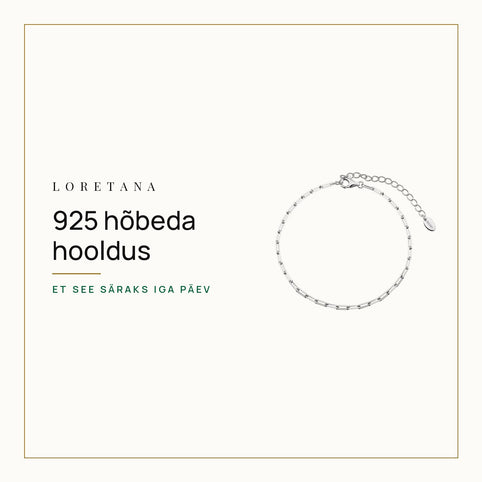 925 hõbeda hooldus — Et see säraks iga päev · Loretana