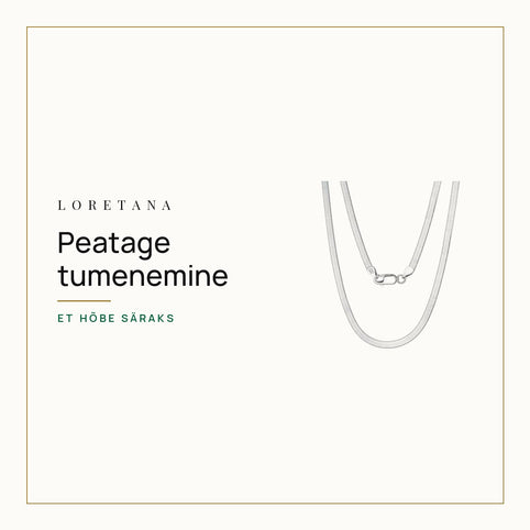 Peatage tumenemine — Et hõbe säraks · Loretana