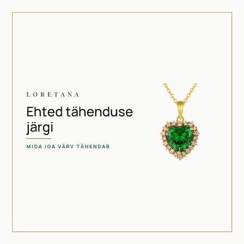 Ehted tähenduse järgi — Mida iga värv tähendab · Loretana