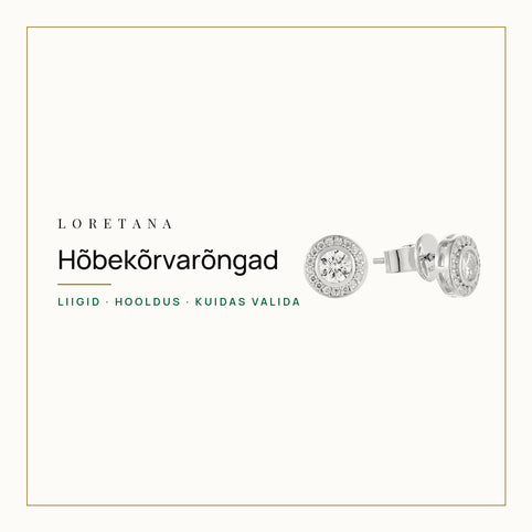 Hõbekõrvarõngad — Liigid · Hooldus · Kuidas valida · Loretana