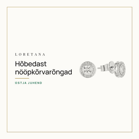Hõbedast nööpkõrvarõngad — Ostja juhend · Loretana