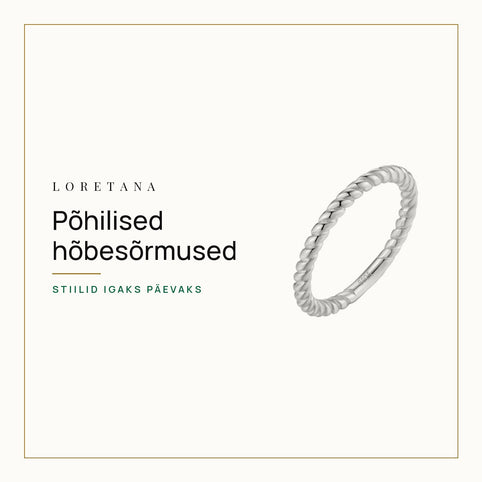 Põhilised hõbesõrmused — Stiilid igaks päevaks · Loretana